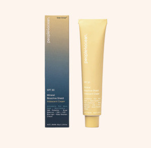 Sun Protection: People for Ocean SPF 30 Mineral Bioactive Shield - Iridescent Cream 80g