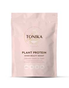 Beauty On The Inside: TONIKA Plant Based Protein Creamy Vanilla Tart