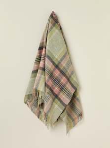 Kintyre Green NZ Wool Throw