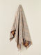 Multi Spot Beige 100% Merino Throw