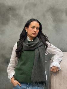 New Arrivals: Grey 100% Merino Scarf