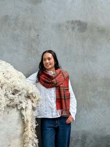 Antique Royal Stewart 100% Merino Oversized Scarf