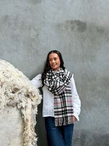 All Clothing: Grey Thompson 100% Merino Oversized Scarf