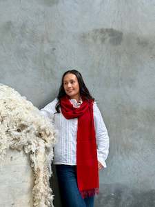 All Clothing: Scarlet 100% Merino Scarf