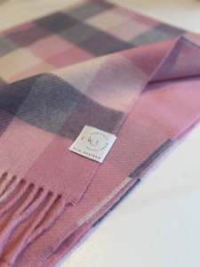 New Arrivals: Otterburn Baby Blanket Pink 100% Merino