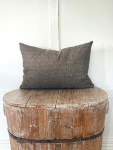 New Arrivals: The Heritage Cushion - Herringbone Chocolate