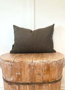New Arrivals: The Heritage Cushion - Herringbone Dark Green