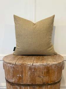The Heritage Cushion Cover - Herringbone Straw