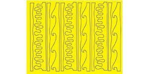 Pre Cut Paint Masks: Parma Paint Mask Waves and Drips (10751)