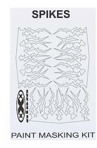 Pre Cut Paint Masks: XXXMain Spikes Paint Mask (m014l)