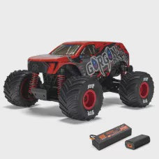 1/16 GORGON GROM 4X4 RTR Brushed Monster Truck (Battery & Charger Included), Red by ARRMA
