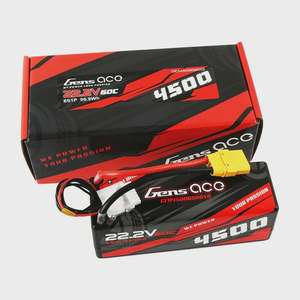 4500mah 6S 22.2V 60C HC LiPo, EC5 Plug, Gens Ace