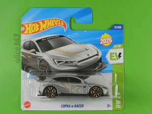 2025 Hot Wheels HW EV #72 Cupra e-Racer Gray (SHORT CARD)