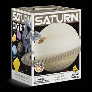 Kids Science 1: Piano Potato Saturn Dig Kit