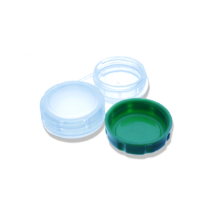 Products: Flat Screw Top Lens Case - Green - Eye Care Solutions