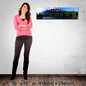 Canvas: Panoramic Canvas: 914mm x 254mm (36″x10″)
