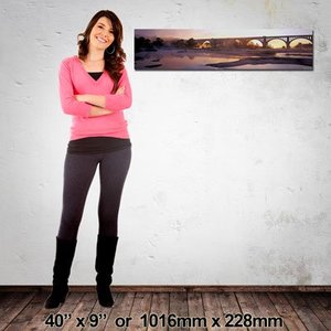 Canvas: Panoramic Canvas: 1016mm x 228mm (40″x9″)
