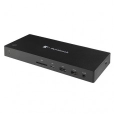 Products: TOSHIBA DYNABOOK USB-C DOCK, 65W CHARGE, HDMI, DP, VGA, USB3.1(4), 1GbE, SD CARD, 3YR WTY