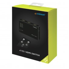 Products: Mbeat 4 Port Powered HDMI Switch with Remote Control