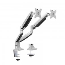 Products: Brateck BT-LDT10-C024 13-32" Aluminum Interactive Counterbalance Dual Monitor Arm. 90 +90 tilt, 90 +90 swivel, 90 +90 rotate. Max VESA 100x100. Max load 9kg