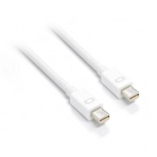 Products: Dynamix 1M Mini DisplayPort Male to Mini DisplayPort Male Cable. White