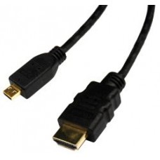 HDMI to HDMI Micro 2M High Speed Cable. Colour Black