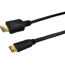 Products: HDMI to HDMI Mini 2M High Speed Cable. Colour Black