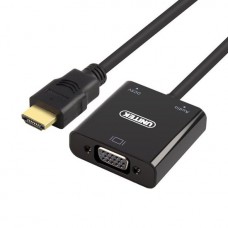 Unitek HDMI to VGA Converter with Audio output., HDMI1.4b standard 1080P UXGA resolution