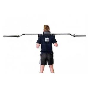 Safety Squat Bar Olympic 7ft (2.2m) 700lbs (300kg) - CAMBERED (EZ042-5)