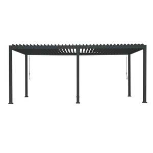 Louvred Pergola 3x6m + 4pc 3m blinds Set