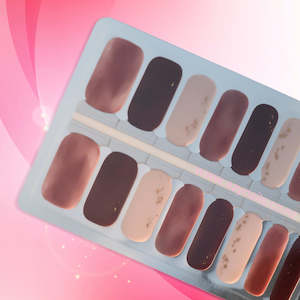 Mocha Mousse Martini Nailwraps