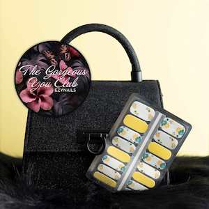 Summer: Sunshine Bouquet Nailwraps - Step Into a Garden of Glam