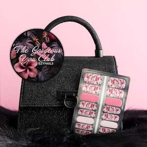 Pink Camo Charm Nailwraps