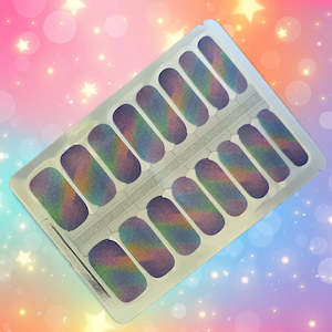Glitter: Prism Pop Nailwraps – Rainbow Glitter Gradient Nail Stickers