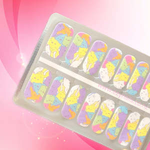Beautiful Creatures: Pastel Cat Nap Nailwraps - Purrrrrfection
