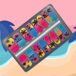 All Nailwraps: Sunset Paradise Nailwraps – Tropical Beach Vibes