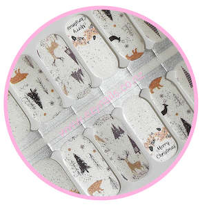 Golden Wonderland Christmas Nailwraps