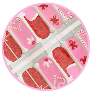 Themes: Kiwi Candyland Christmas Nailwrap Set
