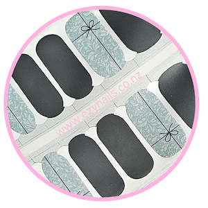 Themes: Summer Blue Bows Nailwrap Set