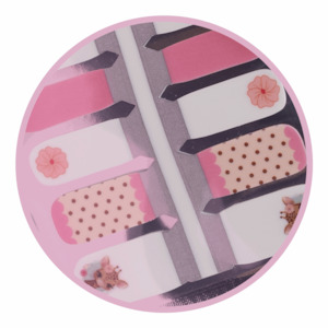 Kid Nailwraps: Children's Pretty Giraffe Nailwrap Set