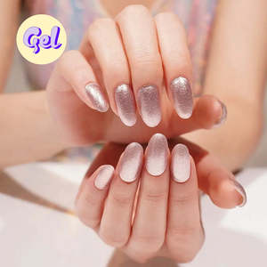 Glitter: Rose Glow Glitter Gel Nailwraps - 20 Wraps