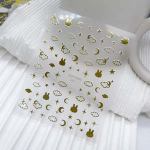 Accessories: Dreamy Bunny & Moon Nail Stickers