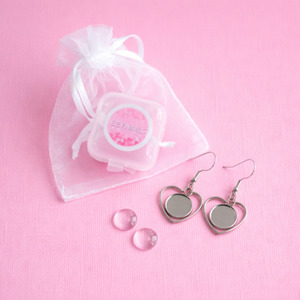 EzyNails DIY Earring Craft Kit Dangle Variations – Turn Your Nail Wraps Into Jewellery
