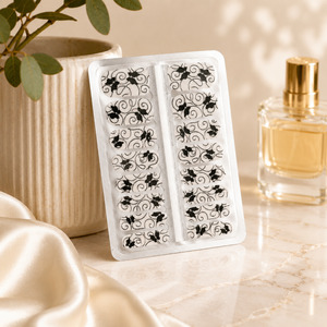 Black Nailwraps Nz: Papillon Diamond Black Nail Wraps