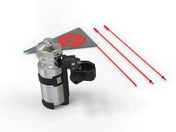 Accessories: Bottle holder and flag