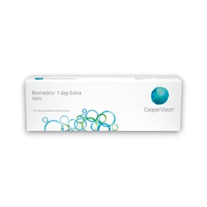 Products: Biomedics 1 Day Extra Toric Daily Contact Lenses – 30 Pack Ezyvision.co.nz