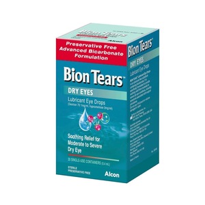 Products: Bion Tears Lubricant Eye Drops for Dry Eyes 28 x 0.4mL Single Use Ezyvision.co.nz