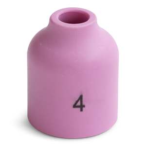 Tig Welding Cups: Size 4 Stubby Gas Lens Tig Cup