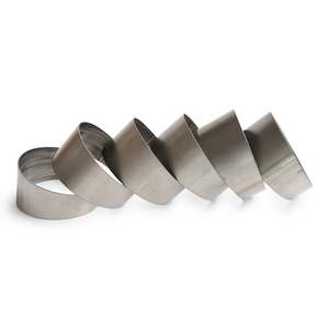 Pipe Pie Cuts: Titanium Pie Cuts - 6 Pack (90°)