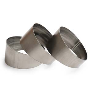 Pipe Pie Cuts: Titanium Pie Cuts - 3 Pack (45°)